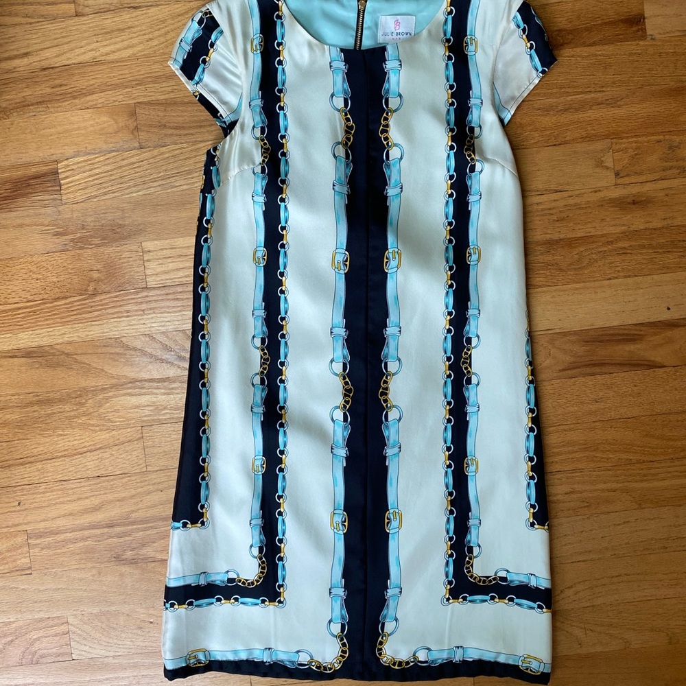 Hermes inspired silk dress